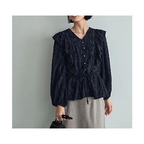 【スタイルデリ/STYLE DELI】の【LUXE】柄状フリンジシアーブラウス インテリア・キッズ・メンズ・レディースファッション・服の通販 founy(ファニー) https://founy.com/ ファッション Fashion レディースファッション WOMEN トップス・カットソー Tops/Tshirt シャツ/ブラウス Shirts/Blouses インナー Inner キャミソール Camisole ギャザー Gather シアー Sheer タンク Tank タートル Turtle ドット Dot 定番 Standard 人気 Popularity 長袖 Long Sleeve フェイク Fake フリンジ Fringe フロント Front プリーツ Pleats ベスト Vest ペンシル Pencil ポケット Pocket 防寒 Cold Protection 夏 Summer |ID: prp329100004267487 ipo3291000000031941685
