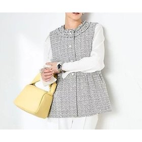 【ノーリーズ/NOLLEY'S】のツイードノーカラージレ 人気、トレンドファッション・服の通販 founy(ファニー) ファッション Fashion レディースファッション WOMEN アウター Coat Outerwear トップス・カットソー Tops/Tshirt ベスト/ジレ Gilets/Vests 2025年 2025 おすすめ Recommend インナー Inner オケージョン Occasion ジャケット Jacket スリム Slim セレモニー Ceremony ツイード Tweed デニム Denim パール Pearl ワイド Wide エレガント 上品 Elegant |ID:prp329100004267529