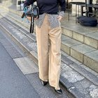 【ノーリーズ/NOLLEY'S】のウォッシャブルクリスピーカルゼワイドパンツ キャメル|ID: prp329100004267562 ipo3291000000031713054