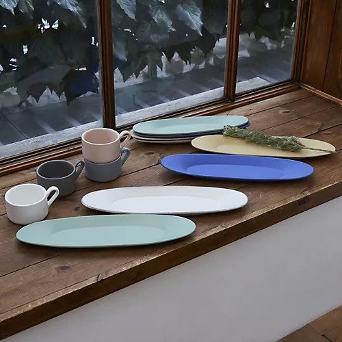 【サードセラミックス/3RD CERAMICS / GOODS】の楕円皿 L 人気、トレンドファッション・服の通販 founy(ファニー) 　5月号　May Issue　シンプル　Simple, Minimal　テーブル　Table, Dining Table　人気　Popular, Best Seller　別注　Limited Edition, Custom Order　皿　Plate, Dish　other-3|ID: prp329100004267735 ipo3291000000034735372