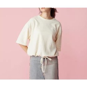 【スアデオ/suadeo】の裾ドロストワイドTシャツ 人気、トレンドファッション・服の通販 founy(ファニー) ファッション Fashion レディースファッション Fashion for Women トップス・カットソー Cut & Sew Tops シャツ・ブラウス・オフィスカジュアル Elegant Blouses & Button-Ups ロングTシャツ・Tシャツ Longline T-Shirts & Tees バランス Balance, Style Balance ワイド Wide, Wide Fit 洗える Machine Washable |ID:prp329100004271335
