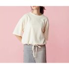 【スアデオ/suadeo】の裾ドロストワイドTシャツ ナチュラル|ID:prp329100004271335