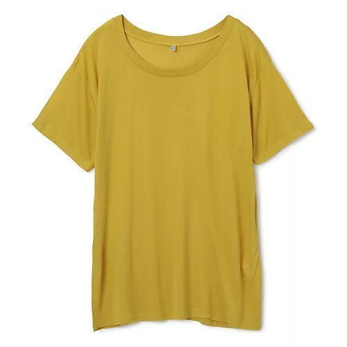 【ベースレンジ/Baserange】のLOOSE TEE -BAMBOO JERSEY インテリア・キッズ・メンズ・レディースファッション・服の通販 founy(ファニー) 　ファッション　Fashion　レディースファッション　WOMEN　インナー　Inner　シンプル　Simple　バンブー　Bamboo　ベーシック　Basic　洗える　Washable　CAFA YELLOW|ID: prp329100004271377 ipo3291000000029895687