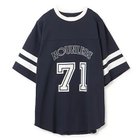 【ナウンレス/NOUNLESS】のNOUNLESS UNIFORM BIG TEE 人気、トレンドファッション・服の通販 founy(ファニー) ファッション Fashion レディースファッション WOMEN カットソー Cut And Sew グラフィック Graphic ジャージ Jersey バランス Balance プリント Print thumbnail NAVY|ID: prp329100004271386 ipo3291000000029895731