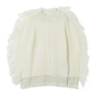 【トーガ/TOGA】のFur tape knit pullover off white|ID: prp329100004271411 ipo3291000000029895753