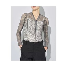 【チカ キサダ/CHIKA KISADA】 シアーボディスーツ人気、トレンドファッション・服の通販 founy(ファニー) ファッション Fashion レディースファッション Fashion for Women スーツ Business Suits & Workwear 2025年 2025 2025春夏・S/S Spring/Summer 2025 SS25 ジップ Zip, Zipper スーツ Suit, Formalwear レース Lace, Lace Fabric |ID:prp329100004271416