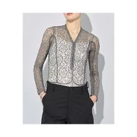 【チカ キサダ/CHIKA KISADA】のシアーボディスーツ 人気、トレンドファッション・服の通販 founy(ファニー) ファッション Fashion レディースファッション Fashion for Women スーツ Business Suits & Workwear 2025年 2025 2025春夏・S/S Spring/Summer 2025 SS25 ジップ Zip, Zipper スーツ Suit, Formalwear レース Lace, Lace Fabric |ID:prp329100004271416