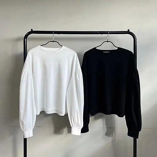 【エムセブンデイズ フォー プチ/M7days for petit】の袖ギャザーロングTシャツ 人気、トレンドファッション・服の通販 founy(ファニー) 　ファッション　Fashion　レディースファッション　Fashion for Women　トップス・カットソー　Cut & Sew Tops　シャツ・ブラウス・オフィスカジュアル　Elegant Blouses & Button-Ups　ロングTシャツ・Tシャツ　Longline T-Shirts & Tees　カットソー　Cut and Sewn Top　ギャザー　Gathered, Ruffled　シルケット　Silket, Silky Cotton　トレンド　Trend, Trending Now　ロング　Long, Long-Length　洗える　Machine Washable　other-2|ID: prp329100004271423 ipo3291000000034959755