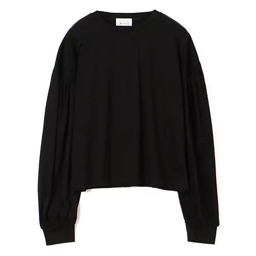 【エムセブンデイズ フォー プチ/M7days for petit】の袖ギャザーロングTシャツ インテリア・キッズ・メンズ・レディースファッション・服の通販 founy(ファニー) https://founy.com/ ファッション Fashion レディースファッション Fashion for Women トップス・カットソー Cut & Sew Tops シャツ・ブラウス・オフィスカジュアル Elegant Blouses & Button-Ups ロングTシャツ・Tシャツ Longline T-Shirts & Tees カットソー Cut and Sewn Top ギャザー Gathered, Ruffled シルケット Silket, Silky Cotton トレンド Trend, Trending Now ロング Long, Long-Length 洗える Machine Washable |ID: prp329100004271423 ipo3291000000035915287