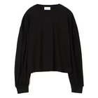 【エムセブンデイズ フォー プチ/M7days for petit】の袖ギャザーロングTシャツ ブラック|ID: prp329100004271423 ipo3291000000035915288