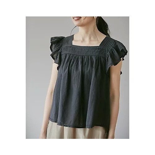 【ノーメント/normment】の【洗える】COTTON SLEEVE TUCK FRILL BLOUSE 人気、トレンドファッション・服の通販 founy(ファニー) 　ファッション　Fashion　レディースファッション　WOMEN　トップス・カットソー　Tops/Tshirt　スクエア　Square　デコルテ　Decolletage　バランス　Balance　フェミニン　Feminine　フリル　Frills　洗える　Washable　other-2|ID: prp329100004271460 ipo3291000000031299180