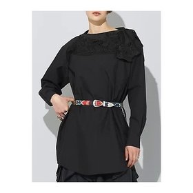 【トーガ プルラ/TOGA PULLA】のLace boat neck shirt 人気、トレンドファッション・服の通販 founy(ファニー) ファッション Fashion レディースファッション Fashion for Women トップス・カットソー Cut & Sew Tops シャツ・ブラウス・オフィスカジュアル Elegant Blouses & Button-Ups 2025年 2025 2025春夏・S/S Spring/Summer 2025 SS25 レース Lace, Lace Fabric ワイド Wide, Wide Fit 洗える Machine Washable |ID:prp329100004271479