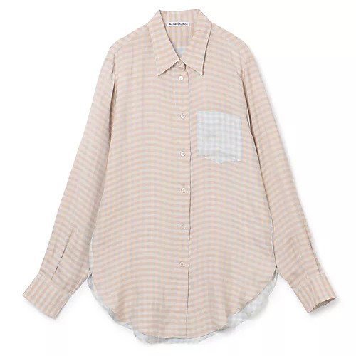 【アクネ ストゥディオズ/Acne Studios】のCHECK LONG SLEEVE SHIRT インテリア・キッズ・メンズ・レディースファッション・服の通販 founy(ファニー) https://founy.com/ ファッション Fashion レディースファッション WOMEN トップス・カットソー Tops/Tshirt シャツ/ブラウス Shirts/Blouses コンビ Combination チェック Check ポケット Pocket モダン Modern |ID: prp329100004271504 ipo3291000000029895865