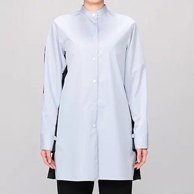 【チノ/CINOH】 バックプリーツスタンドカラーシャツ人気、トレンドファッション・服の通販 founy(ファニー) ファッション Fashion レディースファッション WOMEN トップス・カットソー Tops/Tshirt シャツ/ブラウス Shirts/Blouses バッグ Bag エレガント 上品 Elegant カフス Cuffs チュニック Tunic プリーツ Pleats ロング Long |ID:prp329100004271523