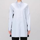 【チノ/CINOH】のバックプリーツスタンドカラーシャツ 人気、トレンドファッション・服の通販 founy(ファニー) ファッション Fashion レディースファッション WOMEN トップス・カットソー Tops/Tshirt シャツ/ブラウス Shirts/Blouses バッグ Bag エレガント 上品 Elegant カフス Cuffs チュニック Tunic プリーツ Pleats ロング Long thumbnail ライトグレー&#215;ネイビー|ID: prp329100004271523 ipo3291000000029941309