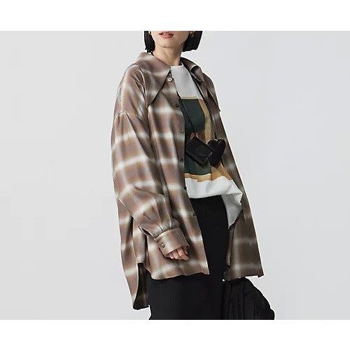 【ジェーンスミス/JANE SMITH】のRAYON OMBRE CHECK KNOT COLLOR BACK OPEN SHIRT インテリア・キッズ・メンズ・レディースファッション・服の通販 founy(ファニー) https://founy.com/ ファッション Fashion レディースファッション WOMEN トップス・カットソー Tops/Tshirt シャツ/ブラウス Shirts/Blouses とろみ Thickness ダブル Double ヨーク Yoke |ID: prp329100004271538 ipo3291000000029975782