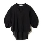 【ノーメント/normment】のシャドーストライプブラウス 人気、トレンドファッション・服の通販 founy(ファニー) ファッション Fashion レディースファッション WOMEN トップス・カットソー Tops/Tshirt シャツ/ブラウス Shirts/Blouses インド India 夏 Summer 洗える Washable thumbnail ブラック|ID: prp329100004271546 ipo3291000000031821810