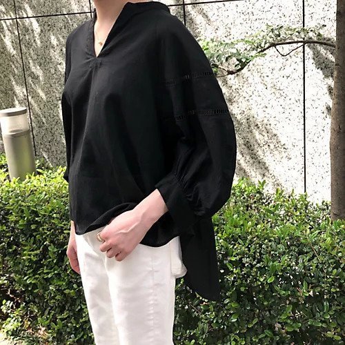【ノーメント/normment】のシャドーストライプブラウス 人気、トレンドファッション・服の通販 founy(ファニー) 　ファッション　Fashion　レディースファッション　WOMEN　トップス・カットソー　Tops/Tshirt　シャツ/ブラウス　Shirts/Blouses　インド　India　夏　Summer　洗える　Washable　other-2|ID: prp329100004271546 ipo3291000000031821811