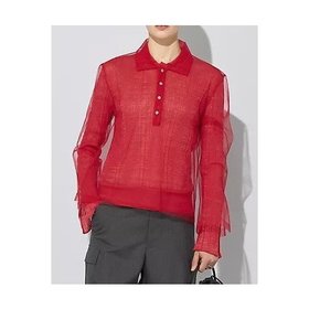 【チカ キサダ/CHIKA KISADA】のチュールポロニット 人気、トレンドファッション・服の通販 founy(ファニー) ファッション Fashion レディースファッション WOMEN トップス・カットソー Tops/Tshirt ニット Knit Tops 2025年 2025 2025春夏・S/S Ss,Spring/Summer,2025 エレガント 上品 Elegant コンパクト Compact チュール Tulle メランジ Melange |ID:prp329100004271592