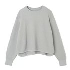 【イーバイエクラ/E by eclat】のコンパクトサーマルニット 人気、トレンドファッション・服の通販 founy(ファニー) ファッション Fashion レディースファッション Fashion for Women トップス・カットソー Cut & Sew Tops ニット Knit Tops & Sweaters サーマル Thermal, Waffle Knit バランス Balance, Style Balance ラウンド Round, Round Neck 人気 Popular, Best Seller 洗える Machine Washable thumbnail グレー|ID: prp329100004271594 ipo3291000000034953959