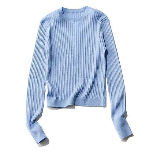 【エムセブンデイズ/M7days】のリブクルーネックニット インテリア・キッズ・メンズ・レディースファッション・服の通販 founy(ファウニー) https://founy.com/ ファッション Fashion レディースファッション Fashion for Women トップス・カットソー Cut & Sew Tops ニット Knit Tops & Sweaters おすすめ Recommended / Our Picks インナー Innerwear カーディガン Cardigan, Knitwear セットアップ Set-Up, Coordinated Outfit ベーシック Basic, Essential ボトム Bottoms, Lower Wear 春 Spring |ID: prp329100004271596 ipo3291000000037247915
