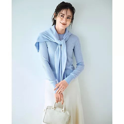 【エムセブンデイズ/M7days】のフェイクポケットつきカーディガン 人気、トレンドファッション・服の通販 founy(ファニー) 　ファッション　Fashion　レディースファッション　Fashion for Women　トップス・カットソー　Cut & Sew Tops　カーディガン・羽織り　Layered Style Cardigans　1月号　January Issue　3月号　March Issue　おすすめ　Recommended / Our Picks　アンサンブル　Ensemble Set　インナー　Innerwear　カーディガン　Cardigan, Knitwear　コンパクト　Compact, Small Size　バランス　Balance, Style Balance　フェイク　Faux, Fake　ベーシック　Basic, Essential　ボトム　Bottoms, Lower Wear　ポケット　Pocket, Pocket Detail　リブニット　Rib Knit, Ribbed Knit　人気　Popular, Best Seller　今季　This Season, Current Season　other-2|ID: prp329100004271656 ipo3291000000035677055