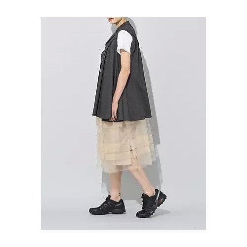 【チカ キサダ/CHIKA KISADA】のスリーブレスジャケット 人気、トレンドファッション・服の通販 founy(ファニー) 　ファッション　Fashion　レディースファッション　Fashion for Women　アウター　Coat / Outerwear Collection　レディースジャケット・軽アウター　Jackets　2025年　2025　2025春夏・S/S　Spring/Summer 2025 SS25　ジャケット　Jacket, Outerwear　スラックス　Slacks, Dress Pants　セットアップ　Set-Up, Coordinated Outfit　ドレープ　Drape, Draping Fabric　プリーツ　Pleats, Pleated　ランダム　Random, Irregular　other-3|ID: prp329100004271706 ipo3291000000035903162