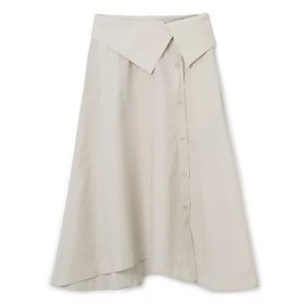 【スリーワン フィリップリム/3.1 Phillip Lim】のCOTTON POPLIN MIDI SKIRT W SIDE PLKT 人気、トレンドファッション・服の通販 founy(ファニー) ファッション Fashion レディースファッション WOMEN スカート Skirt 2022年 2022 2022-2023秋冬・A/W Aw/Autumn/Winter//Fw/Fall-Winter/2022-2023 アシンメトリー Asymmetry フレア Flare フロント Front |ID:prp329100004271801