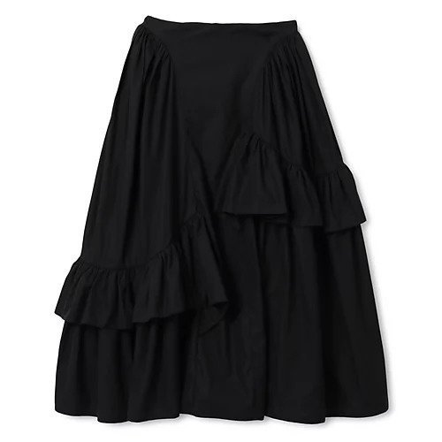 【セシリー バンセン/CECILIE BAHNSEN】のSKIRT WITH ASYMMETRICAL RUFFLE ON SIDE PANEL インテリア・キッズ・メンズ・レディースファッション・服の通販 founy(ファニー) https://founy.com/ ファッション Fashion レディースファッション WOMEN スカート Skirt 2022年 2022 2022-2023秋冬・A/W Aw/Autumn/Winter//Fw/Fall-Winter/2022-2023 アシンメトリー Asymmetry フリル Frills ラッフル Raffle リラックス Relax 洗える Washable |ID: prp329100004271805 ipo3291000000029896165