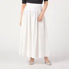 【トゥエルブクローゼット/12closet】の【洗える】切替えコットン ギャザースカート ホワイト|ID: prp329100004271811 ipo3291000000029896198