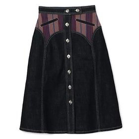 【ウェールズ ボナー/WALES BONNER】のCOTONOU SKIRT 人気、トレンドファッション・服の通販 founy(ファニー) ファッション Fashion レディースファッション WOMEN スカート Skirt 2022年 2022 2022 春夏 S/S Ss,Spring/Summer,2022 クラシカル Classical ストライプ Stripe デニム Denim |ID:prp329100004271855