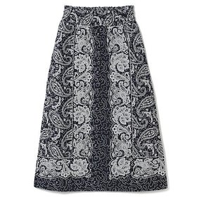 【シー ニューヨーク/Sea NEW YORK】のTHEODORA PAISLEY PRINT QUILTED SKIRT (D1) 人気、トレンドファッション・服の通販 founy(ファニー) ファッション Fashion レディースファッション WOMEN スカート Skirt 2022年 2022 2022 春夏 S/S Ss,Spring/Summer,2022 クラシカル Classical フォルム Form フレア Flare ペイズリー Paisley ワーク Work エレガント 上品 Elegant |ID:prp329100004271860