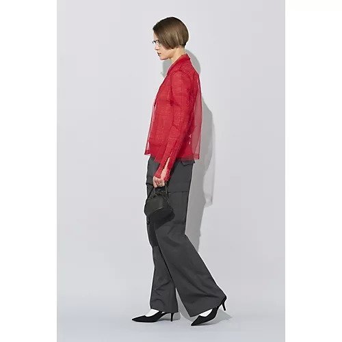 【チカ キサダ/CHIKA KISADA】のスラックス 人気、トレンドファッション・服の通販 founy(ファニー) 　ファッション　Fashion　レディースファッション　WOMEN　2025年　2025　2025春夏・S/S　Ss,Spring/Summer,2025　エレガント 上品　Elegant　スラックス　Slacks　セットアップ　Set Up　ドローコード　Draw Cord　フロント　Front　ポケット　Pocket　リボン　Ribbon　other-2|ID: prp329100004271929 ipo3291000000031715594