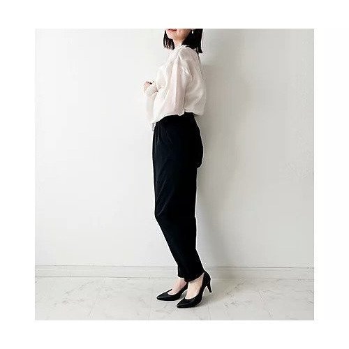 【エムセブンデイズ/M7days】のすっきり見えテーパードパンツ 人気、トレンドファッション・服の通販 founy(ファニー) 　ファッション　Fashion　レディースファッション　Fashion for Women　パンツ　Pants & Trousers　センター　Center, Center Line　テーパード　Tapered, Tapered Pants　バランス　Balance, Style Balance　人気　Popular, Best Seller　洗える　Machine Washable　other-2|ID: prp329100004271937 ipo3291000000034956410