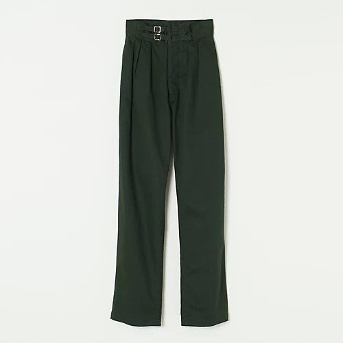 【リノ/LENO】のDOUBLE BELTED GURKHA TROUSERS インテリア・キッズ・メンズ・レディースファッション・服の通販 founy(ファニー) 　ファッション　Fashion　レディースファッション　WOMEN　ダブル　Double　フロント　Front　ヴィンテージ　Vintage　洗える　Washable　カーキ|ID: prp329100004272057 ipo3291000000029896631