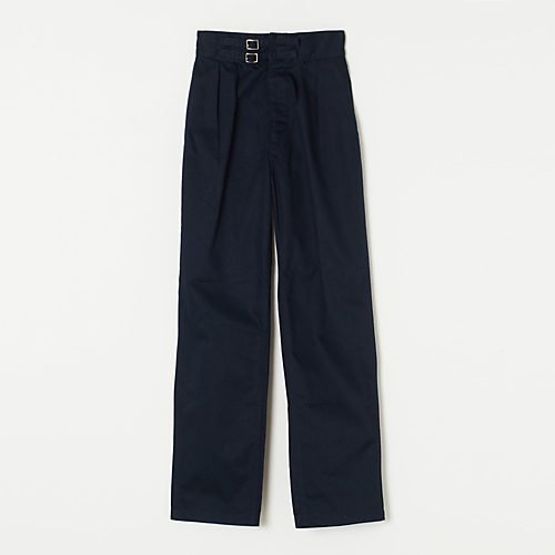 【リノ/LENO】のDOUBLE BELTED GURKHA TROUSERS インテリア・キッズ・メンズ・レディースファッション・服の通販 founy(ファニー) 　ファッション　Fashion　レディースファッション　WOMEN　ダブル　Double　フロント　Front　ヴィンテージ　Vintage　洗える　Washable　ダークネイビー|ID: prp329100004272057 ipo3291000000031805267