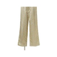 【ティッカ/TICCA】のマドラスチェックパンツ 人気、トレンドファッション・服の通販 founy(ファニー) ファッション Fashion レディースファッション WOMEN パンツ Pants イエロー Yellow ギャザー Gather サテン Satin センター Center チェック Check ドローコード Draw Cord バランス Balance ワイド Wide エレガント 上品 Elegant 無地 Plain Color |ID:prp329100004272067