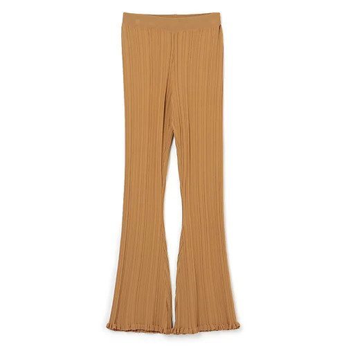 【ホルスウィラー/HOLZWEILER】のDahlia Knit Trouser インテリア・キッズ・メンズ・レディースファッション・服の通販 founy(ファニー) https://founy.com/ ファッション Fashion レディースファッション WOMEN トップス・カットソー Tops/Tshirt ニット Knit Tops ストレッチ Stretch フィット Fit フリル Frills フレア Flare モダン Modern レギンス Leggings 今季 This Season 洗える Washable |ID: prp329100004272103 ipo3291000000029896725