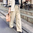 【ノーリーズソフィー/NOLLEY'S sophi】のウォッシャブル折り返しチノワイドパンツ ベージュ|ID: prp329100004272156 ipo3291000000031987067