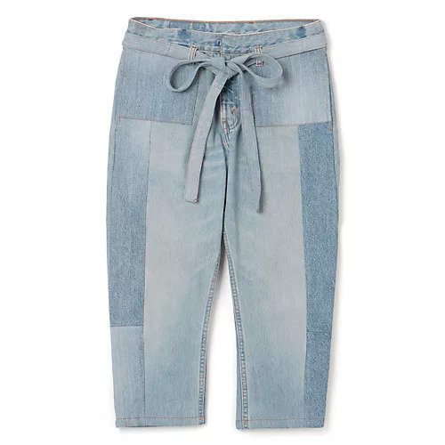 【シーオール/SEEALL】のRECONSTRUCTED STRING DENIM 人気、トレンドファッション・服の通販 founy(ファニー) 　ファッション　Fashion　レディースファッション　WOMEN　ウォッシュ　Wash　テーパード　Tapered　デニム　Denim　パッチワーク　Patchwork　 other-1|ID: prp329100004272175 ipo3291000000029896778