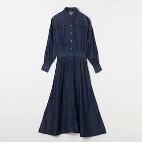 【シンメ/SINME】 ドット刺繍デニムシャツワンピース人気、トレンドファッション・服の通販 founy(ファニー) ファッション Fashion レディースファッション WOMEN ワンピース Dress シャツワンピース Shirt Dresses ギャザー Gather クラシカル Classical デニム Denim ドット Dot バランス Balance ミックス Mix 人気 Popularity 洗える Washable |ID:prp329100004272215