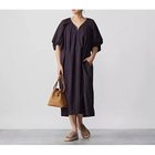 【サヤカ デイヴィス/SAYAKA DAVIS】のTucked Cocoon Dress Eggplant|ID: prp329100004272262 ipo3291000000029896928