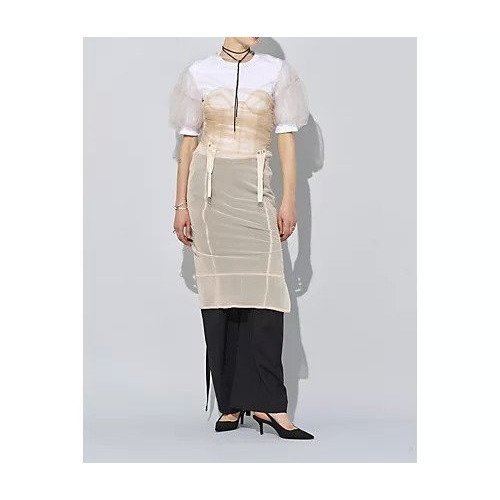 【チカ キサダ/CHIKA KISADA】のベアドレス 人気、トレンドファッション・服の通販 founy(ファニー) 　ファッション　Fashion　レディースファッション　WOMEN　ワンピース　Dress　ドレス　Party Dresses　2025年　2025　2025春夏・S/S　Ss,Spring/Summer,2025　コスチューム　Costume　コルセット　Corset　サイドジップ　Side Zip　チュール　Tulle　ドッキング　Docking　ドレス　Dress　バレエ　Ballet　メッシュ　Mesh　ランジェリー　Lingerie　 other-1|ID: prp329100004272269 ipo3291000000032400513