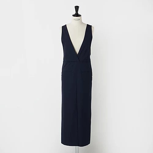 【イエナ/IENA】の【洗える】&NAVY サロペットスカート インテリア・キッズ・メンズ・レディースファッション・服の通販 founy(ファニー) 　ファッション　Fashion　レディースファッション　WOMEN　スカート　Skirt　おすすめ　Recommend　ストレッチ　Stretch　スリット　Slit　セレモニー　Ceremony　デスク　Desk　フロント　Front　ワーク　Work　入学式　Entrance Ceremony　別注　Special Order　洗える　Washable　ビジネス 仕事 通勤　Business　ネイビー|ID: prp329100004272416 ipo3291000000029683115