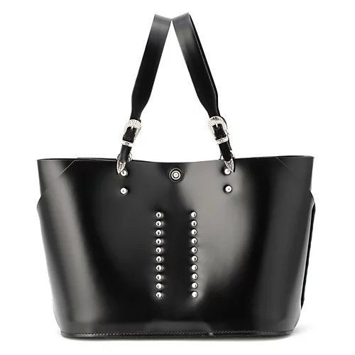 【トーガ トゥ/TOGA TOO】のLeather tote bag big インテリア・キッズ・メンズ・レディースファッション・服の通販 founy(ファニー) 　ファッション　Fashion　レディースファッション　WOMEN　バッグ　Bag　2025年　2025　ショルダー　Shoulder　メタル　Metal　BLACK|ID: prp329100004272424 ipo3291000000029991615