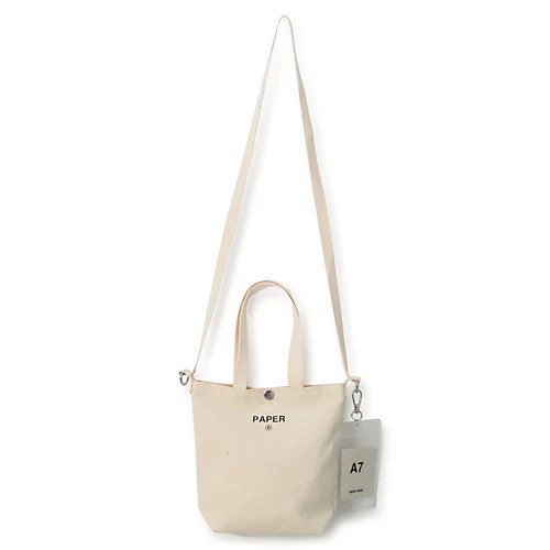 【ナナナナ/NaNa-NaNa】のPAPER TOTE BAG S SIZE インテリア・キッズ・メンズ・レディースファッション・服の通販 founy(ファニー) 　ファッション　Fashion　レディースファッション　WOMEN　バッグ　Bag　ショルダー　Shoulder　ペーパー　Paper　モチーフ　Motif　IVORY|ID: prp329100004272601 ipo3291000000029943597