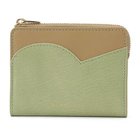 【レジーナピョウ/REJINA PYO】のRP Zip Wallet GREEN + NAPPA ALMOND|ID: prp329100004273382 ipo3291000000029898012