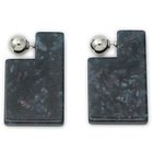 【トーガ プルラ/TOGA PULLA】のMarble pierced earrings 人気、トレンドファッション・服の通販 founy(ファニー) ファッション Fashion レディースファッション WOMEN ジュエリー Jewelry リング Rings イヤリング Earrings 2022年 2022 2022 春夏 S/S Ss,Spring/Summer,2022 プレート Plate マーブル Marble メタル Metal 今季 This Season thumbnail navy|ID: prp329100004273478 ipo3291000000029945580