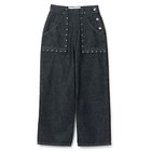 【リヴィントーン/LIVINGTONE】のFUTURA - Baker cropped 人気、トレンドファッション・服の通販 founy(ファニー) ファッション Fashion レディースファッション WOMEN 2022年 2022 2022 春夏 S/S Ss,Spring/Summer,2022 クロップド Cropped スクエア Square スタッズ Studs フロント Front ポケット Pocket 春 Spring thumbnail INDIGO|ID: prp329100004273598 ipo3291000000029945764