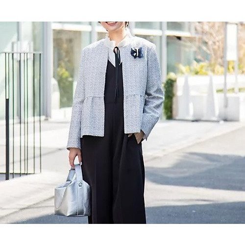【ノーリーズ/NOLLEY'S】のツイードノーカラージャケット インテリア・キッズ・メンズ・レディースファッション・服の通販 founy(ファニー) https://founy.com/ ファッション Fashion レディースファッション WOMEN アウター Coat Outerwear ジャケット Jackets ノーカラージャケット No Collar Leather Jackets 2025年 2025 2025春夏・S/S Ss,Spring/Summer,2025 おすすめ Recommend インナー Inner クール Cool ジャケット Jacket セレモニー Ceremony ツイード Tweed ペプラム Peplum エレガント 上品 Elegant |ID: prp329100004273613 ipo3291000000030972394